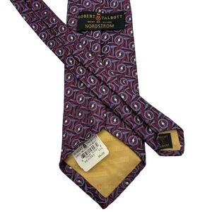 Robert Talbott Best Of Class Nordstrom Silk Purple Blue Geometric Men's Tie‎ New